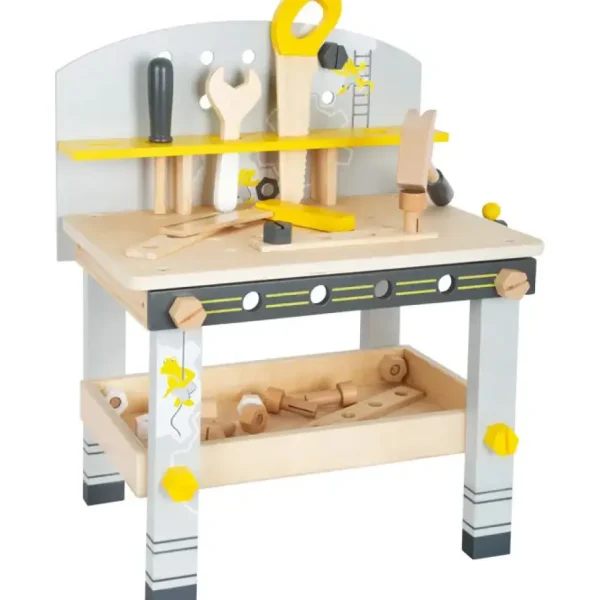 Compact Wood Workbench