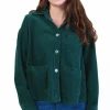 Cord Shirt Jacket - Leaf