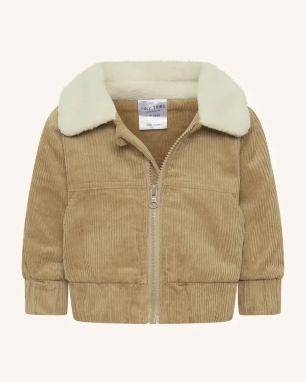 Corduroy Sherpa Collar Jacket