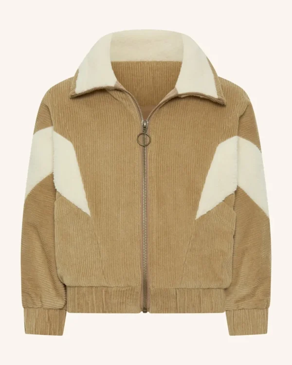 Corduroy Sherpa Zip Jacket