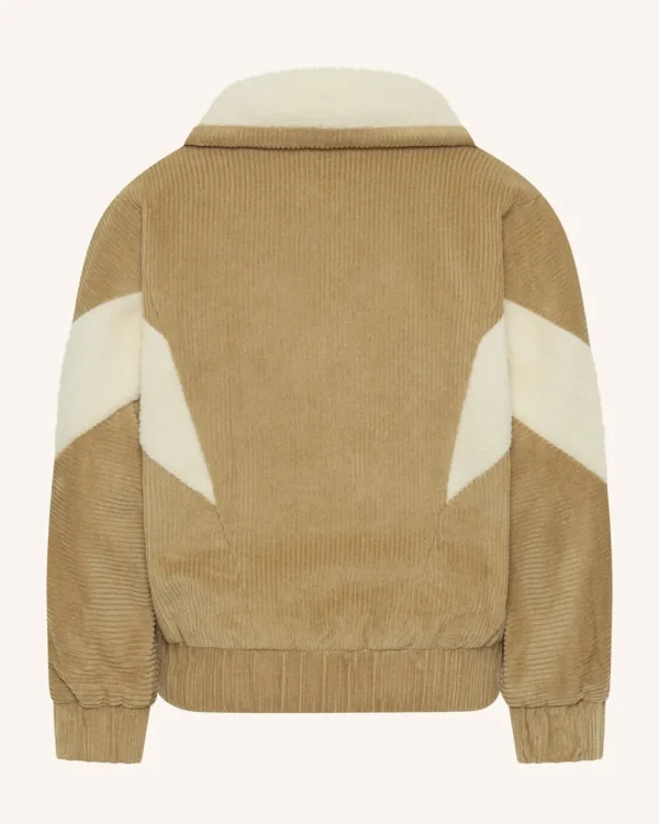 Corduroy Sherpa Zip Jacket