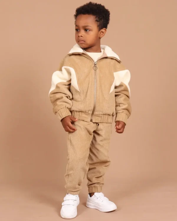 Corduroy Sherpa Zip Jacket