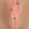 Corduroy Zip Jumpsuit