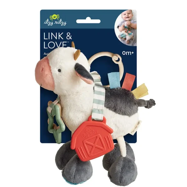 Cow Itzy Friends Link & Love™ Activity Plush