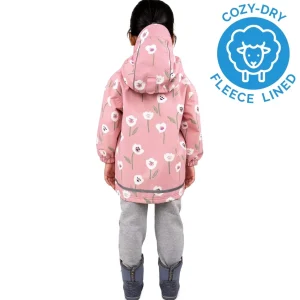 Cozy-Dry Waterproof Jacket - White Tulip