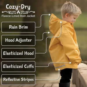 Cozy-Dry Waterproof Jacket - Yellow