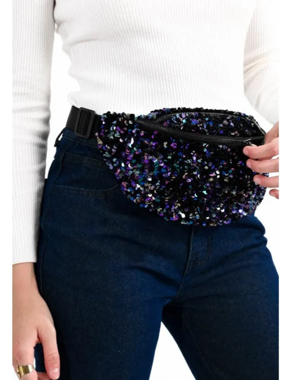 Crossbody Sequined Sling Bag