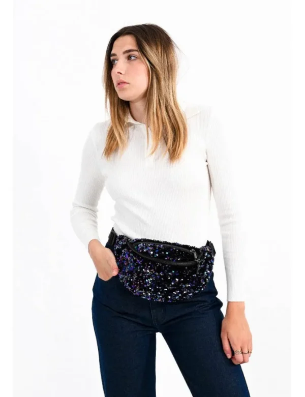 Crossbody Sequined Sling Bag