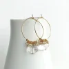 Crystal Hoop Earrings