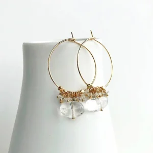 Crystal Hoop Earrings