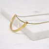 Curved Bar Necklace
