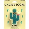3D Packaged Crew Socks - Cool Cactus - Yellow