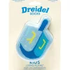 3D Packaged Crew Socks - Hanukkah - Dreidel - Blue