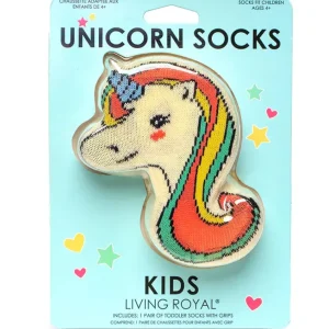 3D Packaged Crew Socks - Unicorns - "Stay Magical"