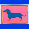 Dachshund Mini Riso Print