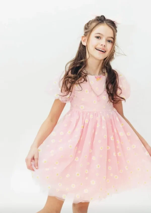 Daisy Puff Tulle Dress