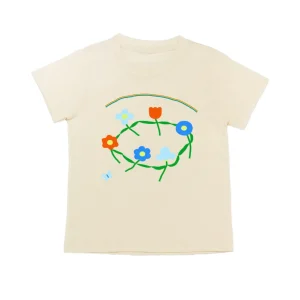 6 Dancing Flowers, Ty Davis X Mochi Kids Tee
