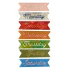 Days of the Week Hair Clips