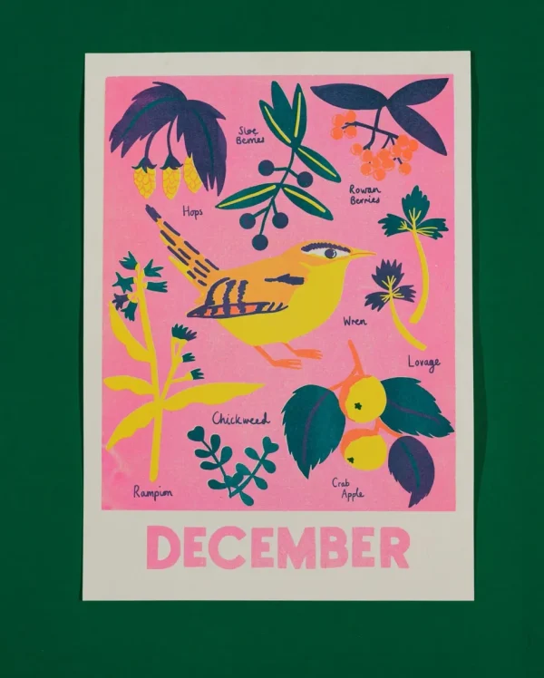 December Forage Print
