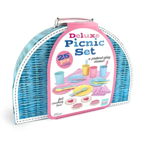 Deluxe Picnic Set 25 Pieces in Carry Case