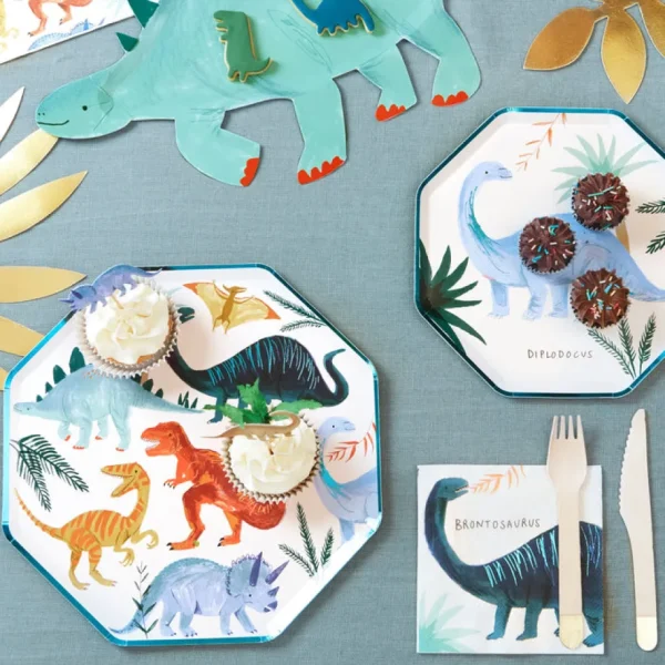 Dinosaur Kingdom Dinner Plates (x8)