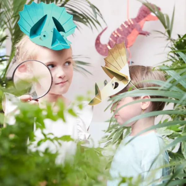 Dinosaur Kingdom Party Hats (x 8)