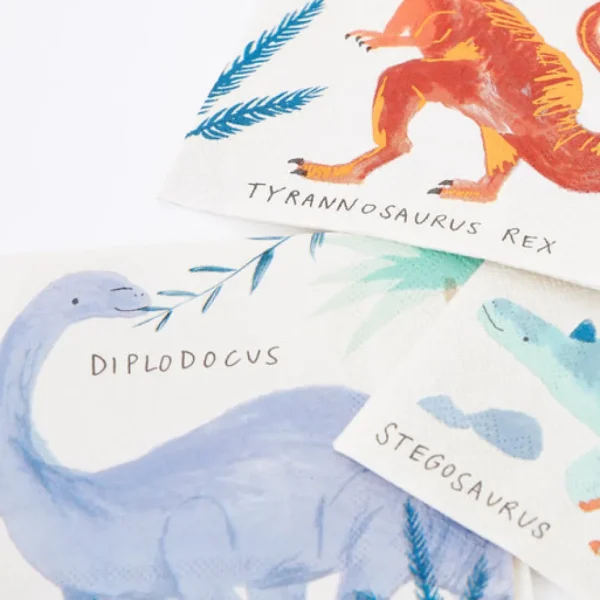 Dinosaur Kingdom Small Napkins (x 16)