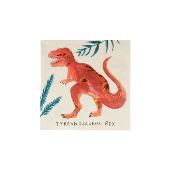 Dinosaur Kingdom Small Napkins (x 16)