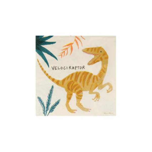 Dinosaur Kingdom Small Napkins (x 16)
