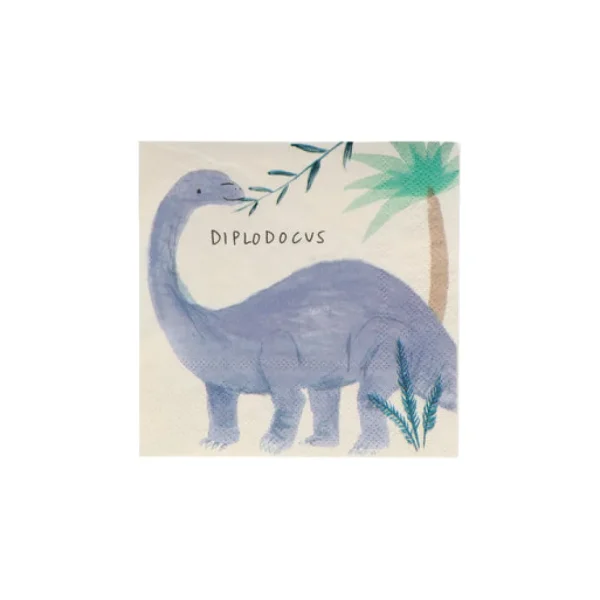 Dinosaur Kingdom Small Napkins (x 16)