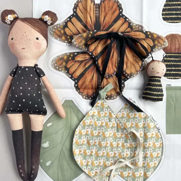 DIY Doll Kit Butterfly - Monarch