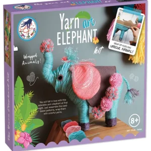 DIY Yarn Animal Art Kit-Elephant