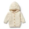 Ecru Knitted Cable Jacket