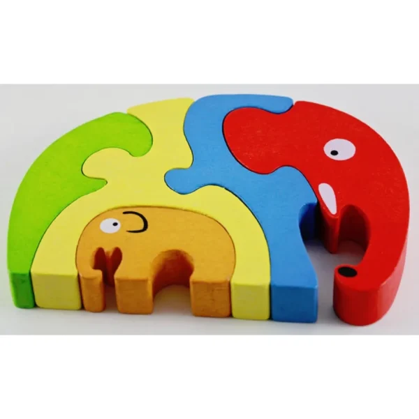 Elephant Family Puzzle