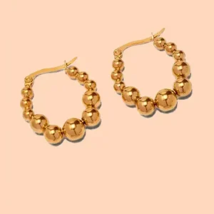 Elio Hoops - 18K Gold Plated