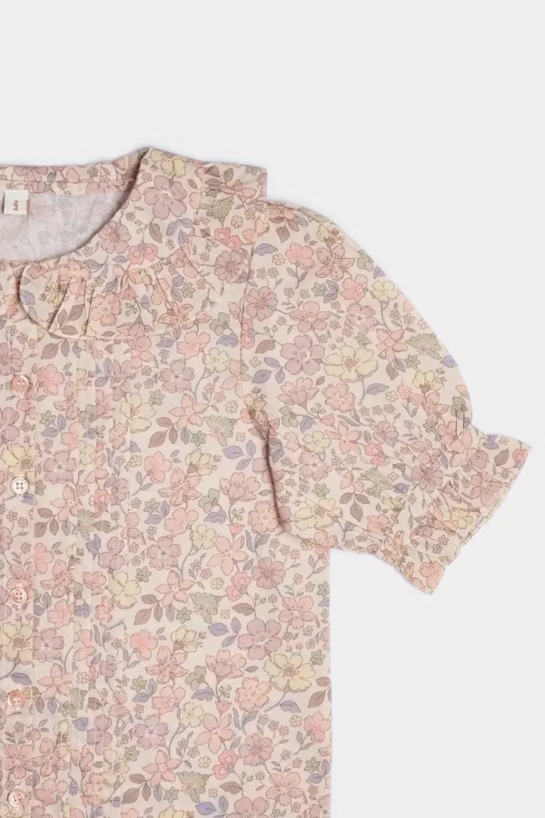 Ella Blouse - Pink Floral