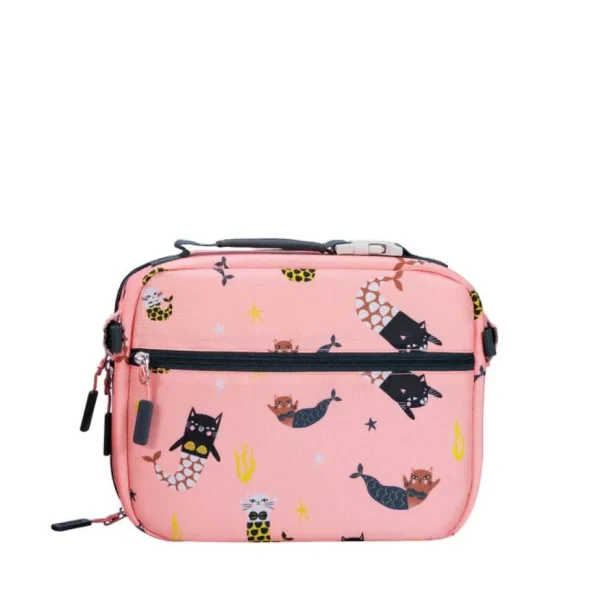 Ellis Lunch Bag - Swimming Mercats