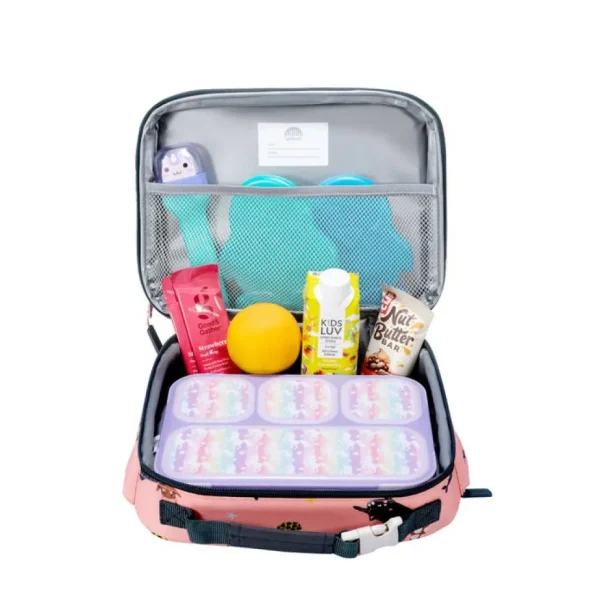 Ellis Lunch Bag - Swimming Mercats