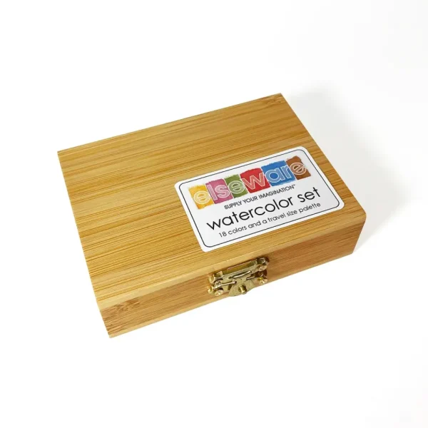 Elseware Watercolors - Bamboo Box Case