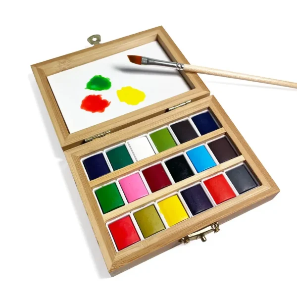 Elseware Watercolors - Bamboo Box Case