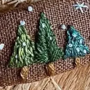 Embroidered Holiday Hair Barrettes - Several Styles