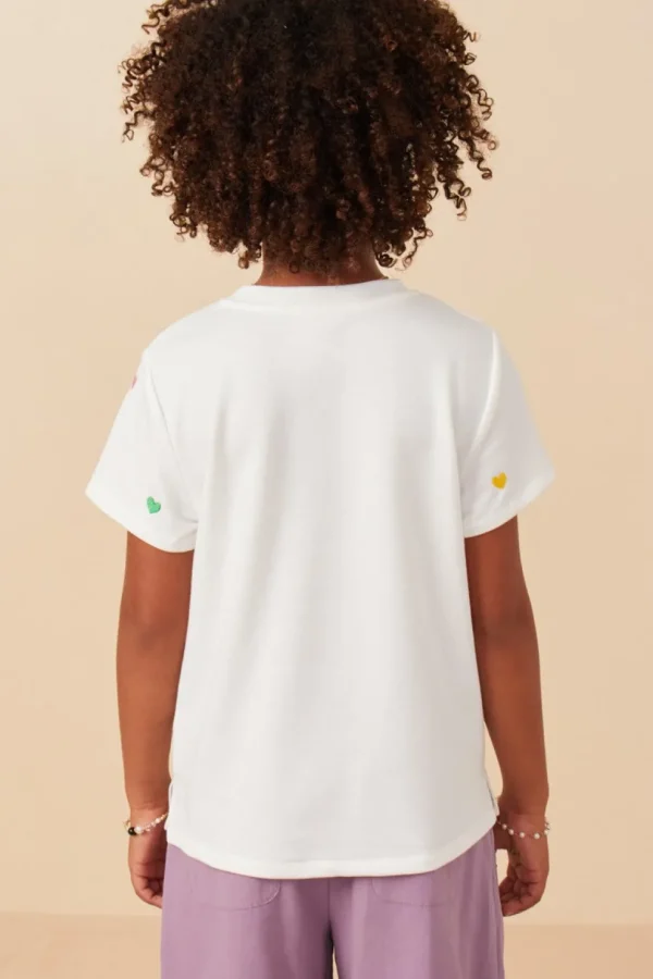 Embroidery Heart Tee