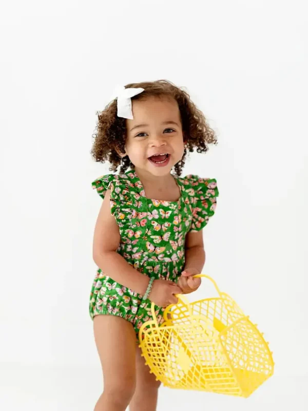 Emmy Romper - Bold Butterfly