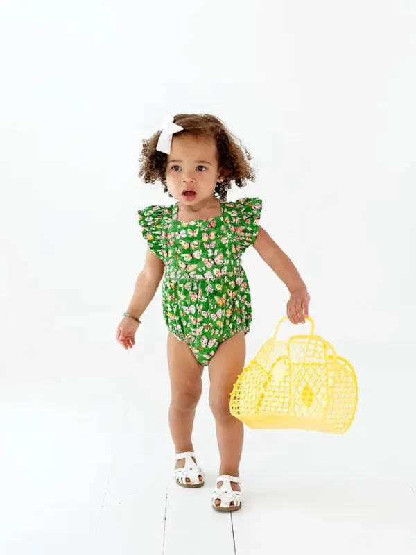 Emmy Romper - Bold Butterfly