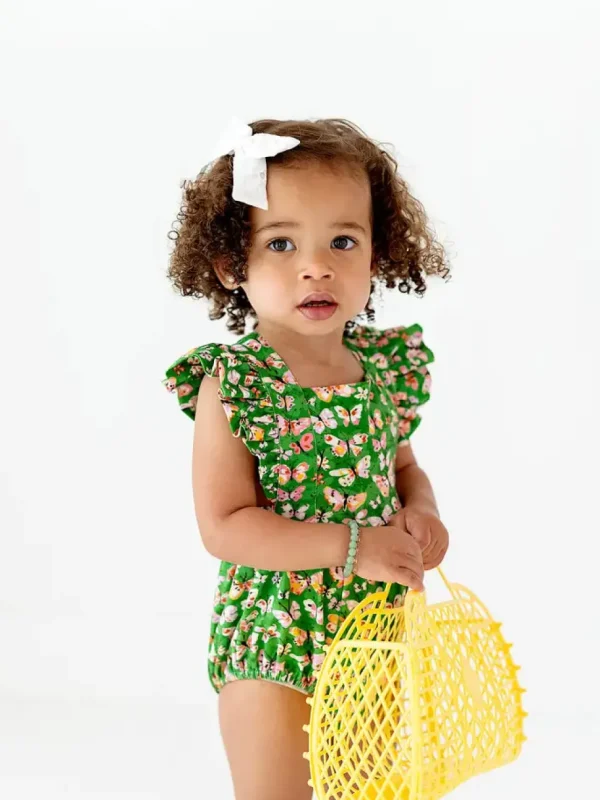 Emmy Romper - Bold Butterfly