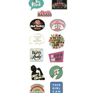 Enamel Power Pins - Several Styles