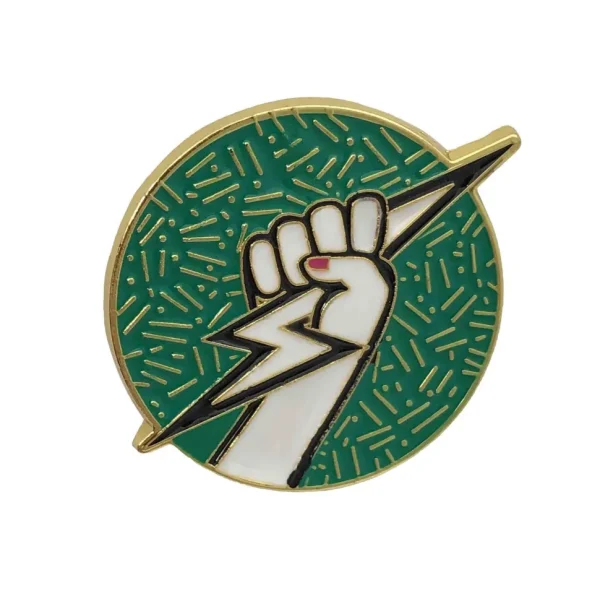 Enamel Power Pins - Several Styles