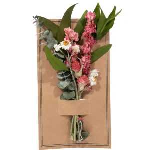 Eucalyptus & Pink Larkspur Mini Bouquet