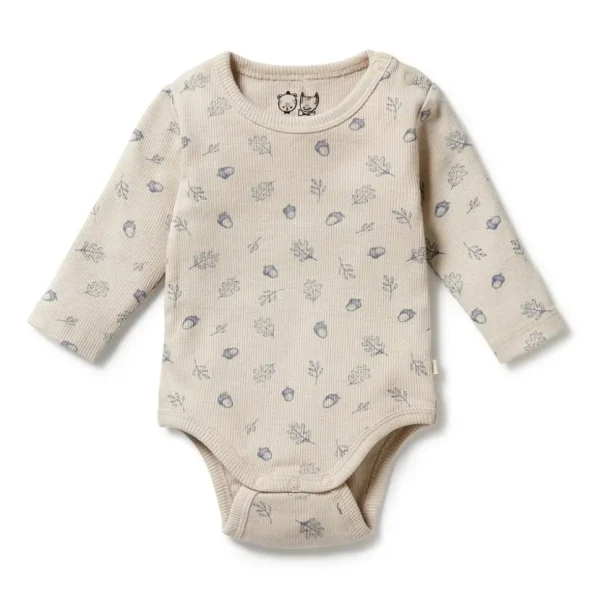Falling Oak Organic Bodysuit