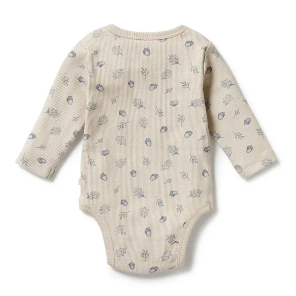 Falling Oak Organic Bodysuit